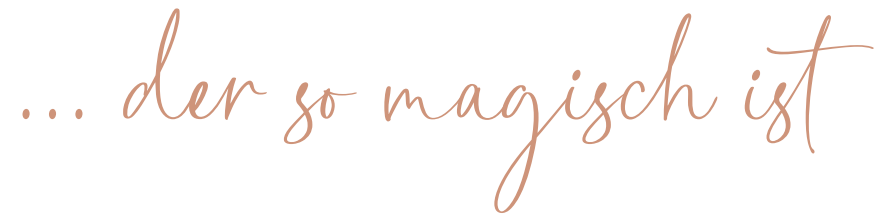 Textgrafik der so magisch ist